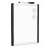 Amazon Basics Small Dry Erase Whiteboard, Magnetic White Board with Marker and Magnets - 8.5" x 11", Plastic/Aluminum Frame 8.5"x11" 43 51WXHpn TL