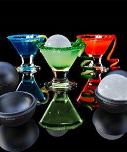 Chillz Ice Ball Maker Mold for Whiskey - Set of 2 Individual 2.5 Inch Ice Molds - Elevate Your Drinks with Slow Melting Spheres 2 x 2.5" Balls 1set 6 51WYvdT08jL