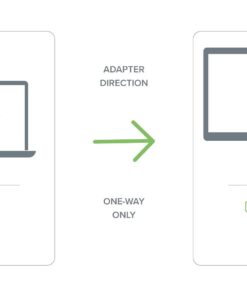 Alternative view of Plugable USB C to HDMI Cable 6ft - Connect USB-C, Thunderbolt 3, Thunderbolt 4 or USB4 Laptops to HDMI Displays up to 4K@60Hz - Compatible with Mac and Windows, HDMI 2.0, 1.8m - Driverless