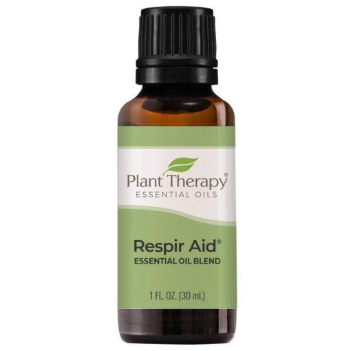 Plant Therapy Respir Aid Essential Oil Blend 30 mL (1 oz) 100% Pure, Undiluted, Natural Aromatherapy, Therapeutic Grade 1 Fl Oz (Pack of 1)