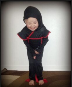 Stealth Toddlers Ninja Costume Medium (3T-4T) Black Standard Packaging 20 51WdFafw5qL