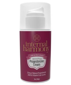 Internal Harmony Progesterone Cream, Contains Natural USP Bioidentical Progesterone from Wild Yam, Black Cohosh, Maca, Chasteberry, Dong Quai Root, American Ginseng, and Other Herbal Extracts, 3oz 12 51WjfB6 oLL