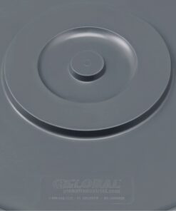 Global Industrial Trash Container Lid for 44 Gallon Can, 24-1/2" Dia, 10 51WoAKEbXOL
