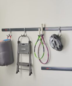 Rubbermaid FastTrack Compact Hook for Garage Organization, Soft Grip, Ideal For Cords, Ropes, Small Hoses, Camping Chairs 25 51WoNZRxQKL
