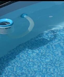 Intex 28000E Deluxe Wall-Mounted Swimming Pool Surface Automatic Skimmer with Removeable Skimmer Basket for 800+ GPH Pumps 27 51Wvw9 aARL