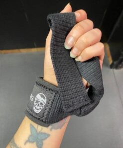 Gymreapers Lifting Wrist Straps for Weightlifting, Bodybuilding, Powerlifting, Strength Training, & Deadlifts - Padded Neoprene with 18 inch Cotton Black 28 51WzpE YbdL