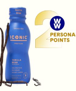 Iconic Protein Drinks, Vanilla Bean (12 Pack) - Sugar Free & Low Carb - 20g Grass Fed Protein - Lactose Free, Gluten Free, Non-GMO, Kosher - Keto Friendly Protein Shakes 22 51X0dCvbYmL