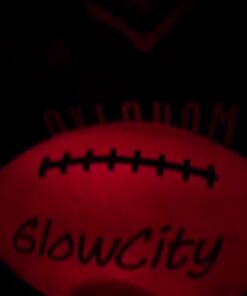 GlowCity Glow in The Dark Football - Light Up LED Ball - Perfect for Evening Play, Camping, and Beach Fun! Adult 10" 36 51X50k16hsL