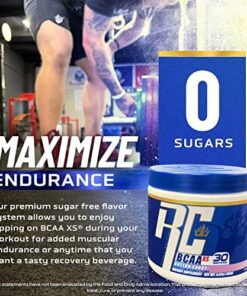 Ronnie Coleman's BCAA XS Powder with EAAs, Branched Chain Amino Acids Post Workout Muscle Recovery, Sugar Free Hydration Drink for Women and Men, Lemonbeary Gummies, 30 Servings 8 51X5hhcV53L
