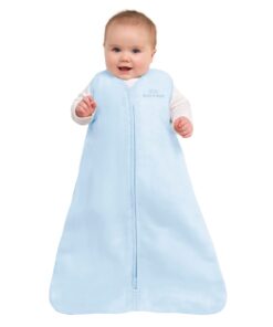 Alternative view of HALO Sleepsack Micro-Fleece Wearable Blanket, TOG 1.0, Baby Blue, Medium Medium (Pack of 1)