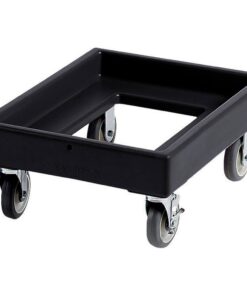 Cambro CD300110 Black Camdollies Food Box Dolly for Camcarriers