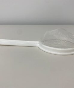 HIC Kitchen Double-Ear Fine Mesh Strainer, FDA Approved, BPA Free, 4-Inch,White 17 51XFHo65i5L