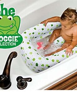 Mommy's Helper Inflatable Bath Tub Froggie Collection, White/Green, 6-24 Months Green, White 19 51XG0sPLweL