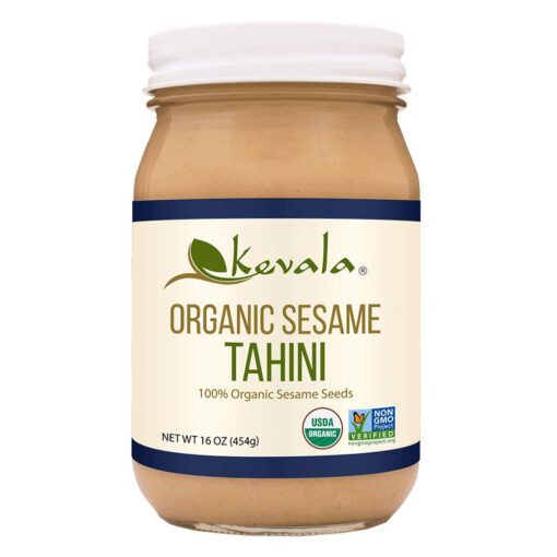 Kevala Organic Sesami Tahini, 16 Ounce Seseme tahini 1 Pound (Pack of 1)