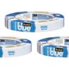3M Scotch-Blue 2090 Safe-Release Crepe Paper Multi-Surfaces Painters Masking Tape, 27 lbs/in Tensile Strength, 60 yds Length x 3/4" Width, Blue (Pack of 3) 21 51XTPblZDAL