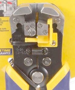 NEIKO 01924A 3-in-1 Automatic Wire Stripper, Cutter, and Crimping Tool, Auto Self-Adjusting Pliers that Cut up to 10 AWG 3-in-1 Auto Wire Strippers, Red 26 51XVUR9nDyL