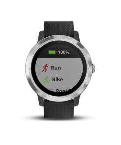 Garmin 010-01769-01 Vivoactive 3, GPS Smartwatch with Contactless Payments and Built-In Sports Apps, Black with Silver Hardware 32 51XXVLxYL