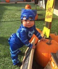 Disguise Catboy Costume for Kids, Official PJ Masks Costume Jumpsuit Small (2T) 19 51Xc92RCCGL