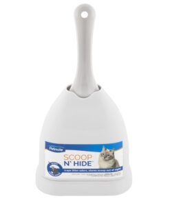 Petmate Scoop N' Hide Cat Litter Scoop with Discreet Litter Scoop Holder, White Pearl White 12 51XebPvs1AL