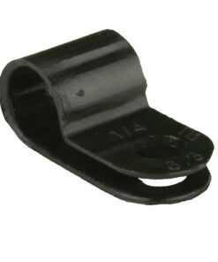 Metra Electronics Install Bay BCC14 1/4-Inch Cable Clamp, Black (100-Pack) Standard Packaging