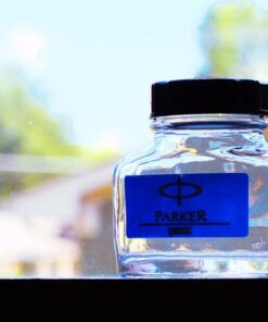 Parker Fountain Pen Ink Bottle Washable Blue QUINK Ink 57ml. Fountain Pen Refill Blue Wash 25 51XiFV1enxL