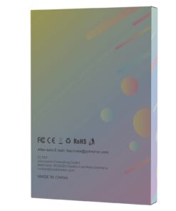 FUNTOUCH Rechargeable Travel Makeup Mirror with 72 Led Lights, Portable Lighted Beauty Mirror, 3 Color Lighting, Dimmable Touch Screen, Tabletop LED Folding Cosmetic Vanity Mirror White 30 51Xl7hxOwBL