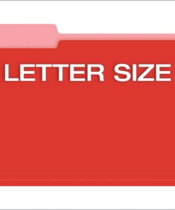 Pendaflex Two-Tone Color File Folders Letter Size - 100 Pack of 12 Assorted Colors Folders for Documents - 1/3-Cut Tabs - Image 5