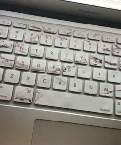 MOSISO Silicone Keyboard Cover Compatible with MacBook Air 13 inch A1466 A1369 2010-2017&Compatible with MacBook Pro 13/15 inch (with/Without Retina Display, 2015 or Older Version), White Marble 31 51XoTu5OsL 1