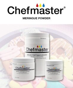 Chefmaster - Meringue Powder - Eggwhite Substitute - 10oz - Create Delicious Dessert Toppings, Stabilize Icing and Meringue - Made in the USA 10 Ounce (Pack of 1) 12 51XtUtN8RL