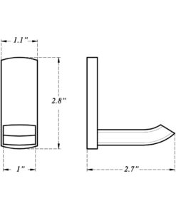 BLISSPORTE Bathroom Single Towel Wall Hook Oil Rubbed Bronze Bathrobe Coat Hanger Premium Brass Hand Towel Holder Organizer Heavy Duty Kitchen Lavatory Closet Hat Handbage Hanging Rack (2-Pack) 18 51XugQiNHyL