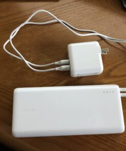 Anker Power Bank, 26,800mAh External Battery with Dual Input Port and Double-Speed Recharging, 3 USB Ports for iPhone 15/15 Plus/15 Pro/15 Pro Max, iPad, Samsung, Android and Other Devices white 39 51Y1lTQ0b8L