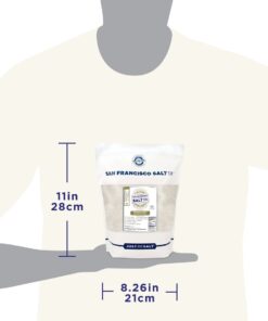 French Grey Sea Salt 5 lb. Bag Fine Grain - Sel Gris by San Francisco Salt Company 5 Pound Bag - Fine Grain 14 51Y2WS27eyL 1