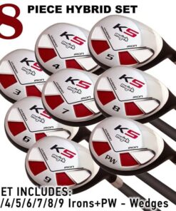 Women's Majek Golf All Ladies Hybrid Complete Full Set which Includes: #3, 4, 5, 6, 7, 8, 9, PW. Lady Flex Right Handed New Utility L Flex Club 7 51Y3IJeR5GL