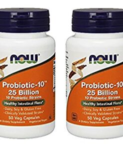 Now Foods Probiotic-10 25 Billion, 50 Vcaps (100)