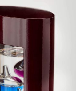 Galileo Glass Thermometer | 14.5-Inches Tall with Cherry Wood Frame | Law of Physics | Indoor Room Temperature for Home House Office Desk Counter Tabletop | Holiday Gift Present 14 51Y6bIq6BQL