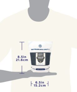 Black Lava Hawaiian Sea Salt - 2 lb. Bag Coarse Grain by San Francisco Salt Company 2 Pound (Pack of 1) 14 51Y9ElWA3DL