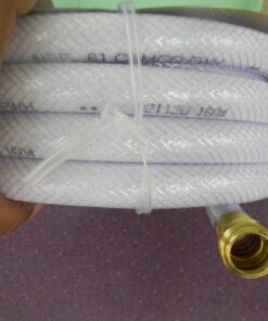 Camco TastePURE Drinking Water Hose for RV, 25 Feet, White (22783) 25' 22 51YAEHVVrJL