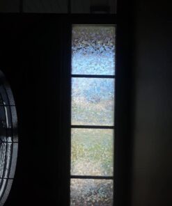 CottonColors Window Privacy Film Decorative Window Clings 3D Window Decals Static Stickers Rainbow Effect No-Adhesive Sliding Door Glass Films UV Blocking for Home, 11.8x78.7 Inch 11.8 by 78.7 In 48 51YCM5 zkdL