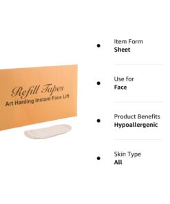 Art Harding's Instant Face and Neck Lift Refill Tapes (1 Package of 10 Refills) 10 Count (Pack of 1) 3 51YCmmW3CtL