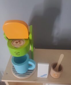 Hape Kid's Coffee Maker Wooden Play Kitchen Set with Accessories 30 51YCyWl3tML