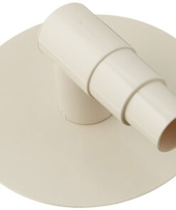 SWIMLINE HYDROTOOLS Oly Replacement Elbow & Plate Low Profile Skimmer Vac Adaptor, White