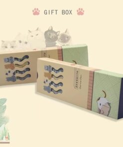 FIOVER 4PCS Cute Cat Press 0.5 mm Student Office Gel Pen Quick-Drying Neutral Retractable Ink Black Rollerball Pens for School Office Supplies Kawaii Accessories for Cat Lovers Cat pen 22 51YFuEziVDL