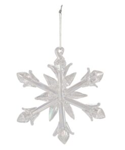Kurt Adler C2683 2" Glass Iridescent Snowflake Ornaments, 12-Piece Set 29 51YLXQR7sIL