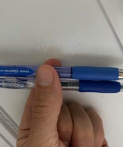 Gel Pens Fine Point, Set of 30 Retractable Gel Ink Roller ball Journal Pens 0.7 Medium Point Smooth Writing with Comfortable Grip for Office School (15 Black & 15 Blue) 15 Black & 15 Blue 25 51YMeVxaxWL