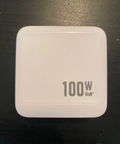 100W USB C Charger Block, MOKiN GaN III 2-Port Type C Wall Charger Foldable Power Adapter, USB C Power Adapter, for MacBook Pro/Air, iPhone 14 Pro Max, iPad, Google Pixelbook, and More White 57 51YQ j20xL