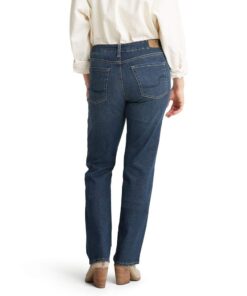Signature by Levi Strauss & Co. Gold Women's Curvy Totally Shaping Straight Jeans (Available in Plus Size) 26 Medium Awaken (New)-waterless 8 51YRfeAs83L 3