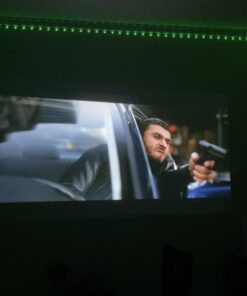 HAPPRUN Projector, Native 1080P Bluetooth Projector with 100''Screen, 9500L Portable Outdoor Movie Projector Compatible with Smartphone, HDMI,USB,AV,Fire Stick, PS5 45 51YT9A83BSL