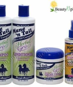 Mane 'n Tail: Herbal Gro Shampoo + Conditioner (12 oz Each), Olive Oil Complex That Helps Strengthens & Nourishes Hair 41 51YUUNaQrhL