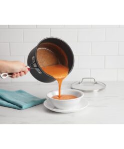 Chef's Classic Nonstick Hard Anodized Cookware 13 Piece Set, 66-13,Black 8 51YX0hewWtL