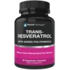 Resveratrol Supplement - Potent 1400mg Formula with Trans Resveratrol, Quercetin, Grape Seed, Green Tea, Acai and Red Wine Extract - 60 Veggie Capsules 31 51YYmTXGWEL